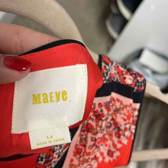 Anthro 100% silk dress - Picture 4 of 4